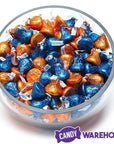 Hershey's Kisses Color Combo - Dark Blue and Orange: 800-Piece Box