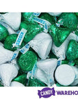 Hershey's Kisses Color Combo - Dark Green and White: 800-Piece Box