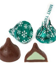 Hershey's Kisses Dark Chocolates with Mint Truffle Filling: 9-Ounce Bag