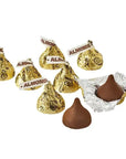 Hershey's Kisses Gold Foiled Milk Chocolate with Almonds Candy: 400-Piece Bag