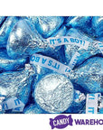 Hershey's Kisses It's a Boy Blue Foiled Milk Chocolate Candy: 3LB Bag