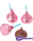 Hershey's Kisses It's a Girl Pink Foiled Milk Chocolate Candy: 3LB Bag
