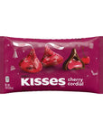Hershey's Kisses Milk Chocolates with Cherry Cordial Creme Filling: 9-Ounce Bag