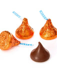 Hershey's Kisses Orange Foiled Milk Chocolate Candy: 400-Piece Bag