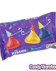Hershey's Kisses Party Red, Dark Blue & Yellow Foiled Party Milk Chocolate Candy: 11-Ounce Bag
