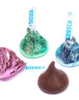 Hershey's Kisses Pastel Foiled Milk Chocolate Candy: 60-Piece Bag