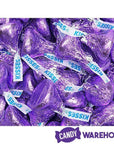 Hershey's Kisses Purple Foiled Milk Chocolate Candy: 11LB Case