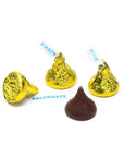 Hershey's Kisses Yellow Foiled Milk Chocolate Candy: 100-Piece Bag