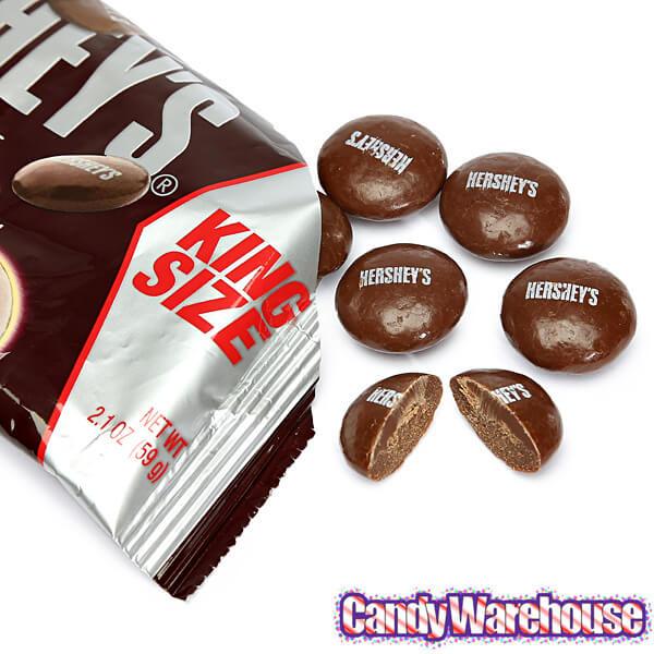 Hershey's Milk Chocolate Drops King Size Candy Packs: 18-Piece Box - Candy Warehouse