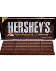 Hershey's Milk Chocolate with Almonds 4.25-Ounce Jumbo Candy Bars: 12-Piece Box