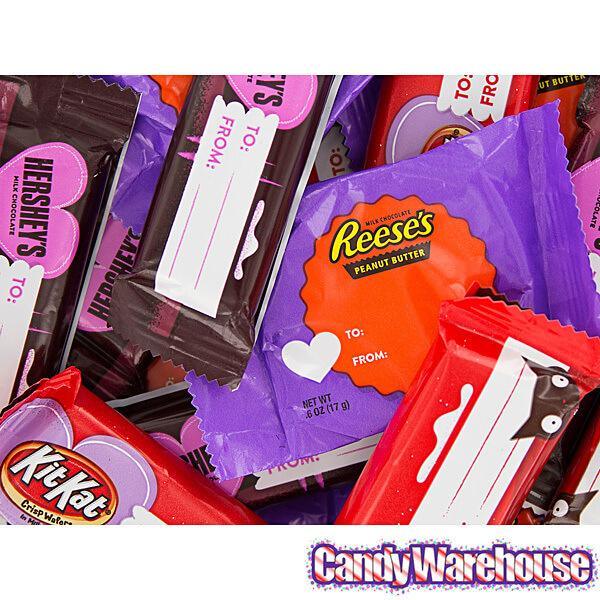 Hershey's Valentine Exchange Chocolates: 25-Piece Bag - Candy Warehouse