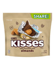 Hershey's Kisses Gold Foiled Milk Chocolate with Almonds Candy: 8.7-Ounce Bag