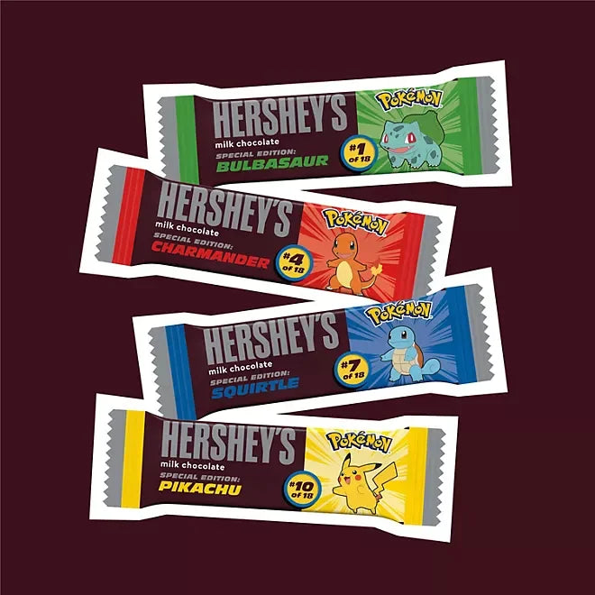 Hershey's Pokmon Snack Size Chocolate Bars 100 Count | Candy Warehouse Candy Warehouse Hershey's Pokmon Snack Size Chocolate Bars 100 Count | Candy Warehouse Candy Warehouse