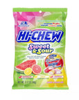 Hi-Chew Fruit Chews Candy Packs - Sweet and Sour Mix: 6 Bag Box