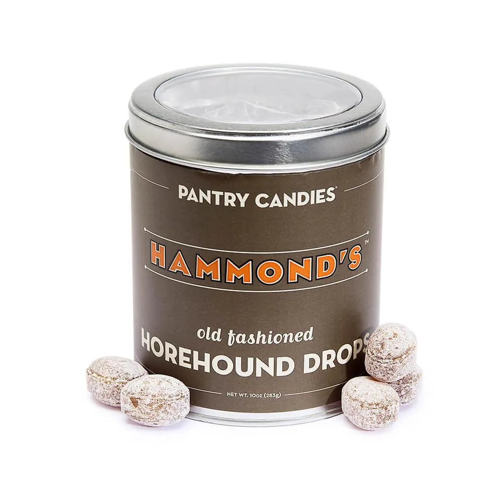 Horehound Drops Hard Candy 10Ounce Tin Candy Warehouse