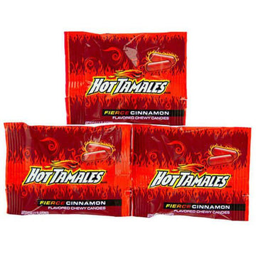 Hot Tamales Candy Snack Packs: 100-Piece Bag - Candy Warehouse