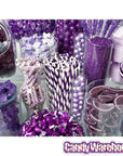 Purple Hard Candy Sticks: 80-Piece Box