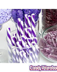 Purple Hard Candy Sticks: 80-Piece Box