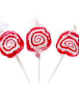 Hypno Pops Petite Swirled Lollipops - Cherry: 100-Piece Bag
