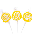 Hypno Pops Petite Swirled Lollipops - Lemon: 100-Piece Bag