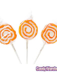 Hypno Pops Petite Swirled Lollipops - Orange: 100-Piece Bag