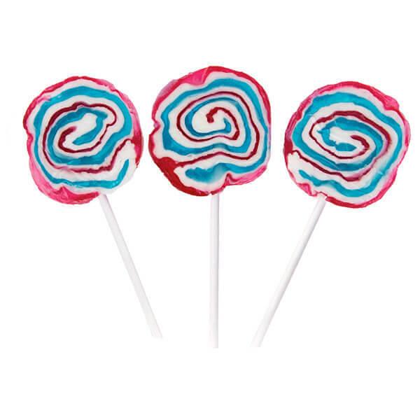 Hypno Pops Petite Swirled Lollipops - USA: 100-Piece Bag - Candy Warehouse