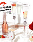 Pure Sugar Candy Cubes - Champagne with a Strawberry - Candy Warehouse