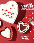 Pure Sugar Candy Cubes - Red Velvet Cake with Cream Cheese Frosting - Candy Warehouse