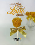 Pure Sugar Golden Rose Bachelor Lollipop - Candy Warehouse