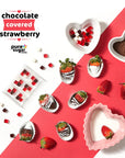 Pure Sugar Candy Cubes - Chocolate Covered Strawberry - Candy Warehouse