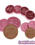 It's a Girl Foiled Chocolate Coins in Mesh Bags: 18-Piece Box