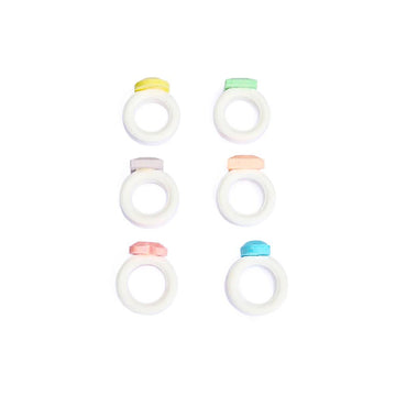 Jazzy Jewels Candy Rings: 30-Piece Bag - Candy Warehouse
