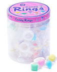 Jazzy Jewels Candy Rings: 30-Piece Jar