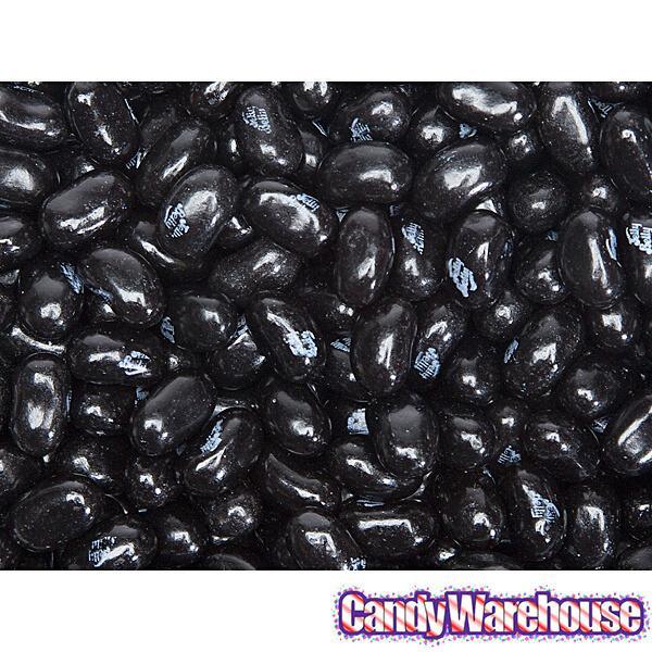 Jelly Belly Black Licorice: 10LB Case - Candy Warehouse