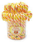 Jelly Belly Candy Canes - Pina Colada: 80-Piece Bucket