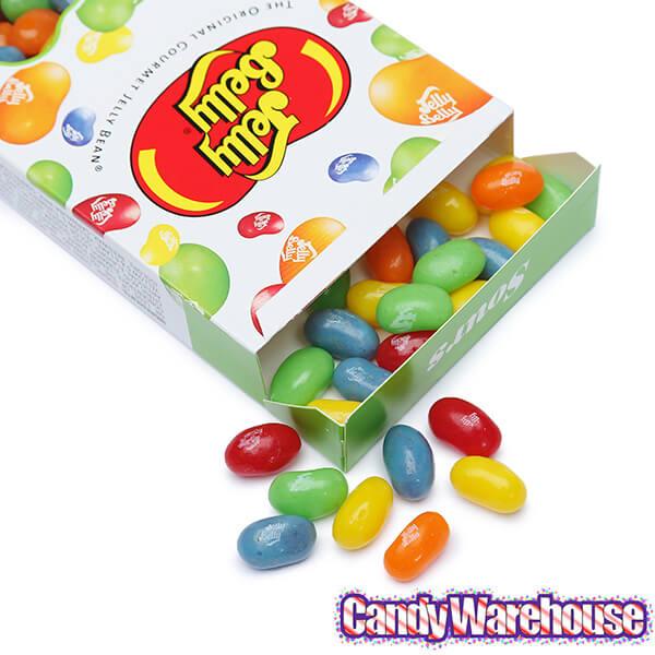 Jelly Belly Candy Sours Jelly Beans 4.5-Ounce Boxes: 12-Piece Case - Candy Warehouse