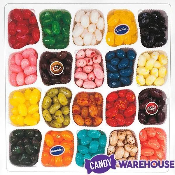 Jelly Belly Christmas 20 Flavors Jelly Beans Sampler 8.5Ounce Gift