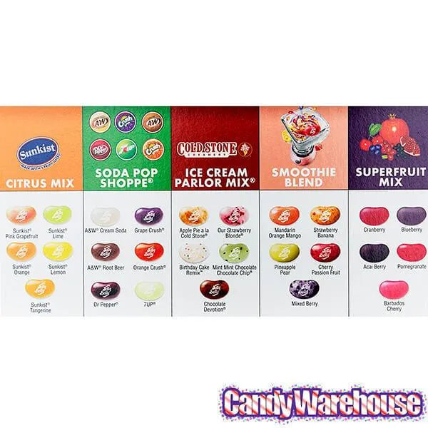 Jelly Bean Flavors Chart