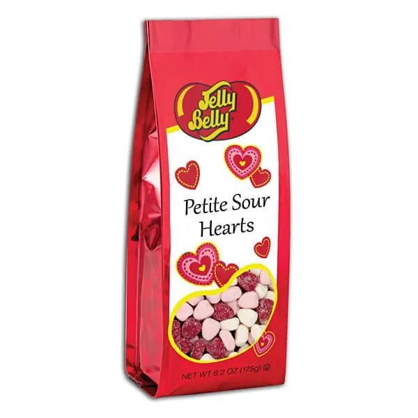 Jelly Belly Petite Sour Hearts Candy 6.2Ounce Bag Candy Warehouse