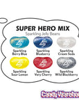 Jelly Belly Superheroes Jelly Beans 2.8-Ounce Bags - Superman: 12-Piece Display