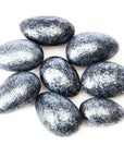 Jordan Almonds - Shimmer Black with Silver: 5LB Bag