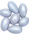 Jordan Almonds - Shimmer Silver: 5LB Bag