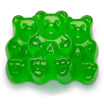 Jovy Green Apple Gummy Bears: 5LB Bag - Candy Warehouse