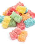 Jovy Neon Sugar Sanded Gummy Bears: 5LB Bag