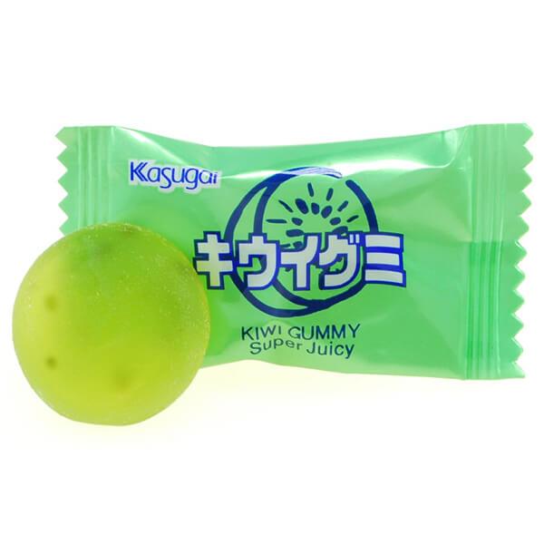 Kasugai Kiwi Gummy Candy: 24-Piece Bag - Candy Warehouse