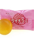 Kasugai Lychee Gummy Candy: 24-Piece Case