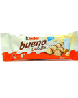 Kinder Bueno White Chocolate Candy Bars: 30-Piece Box