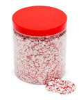 King Leo Crushed Peppermint Candy Cane Bits: 1LB Jar