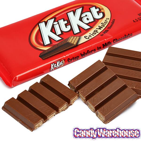 Kit Kat® Milk Chocolate Wafer XL Candy, Bar 4.5 oz, 12 Pieces 