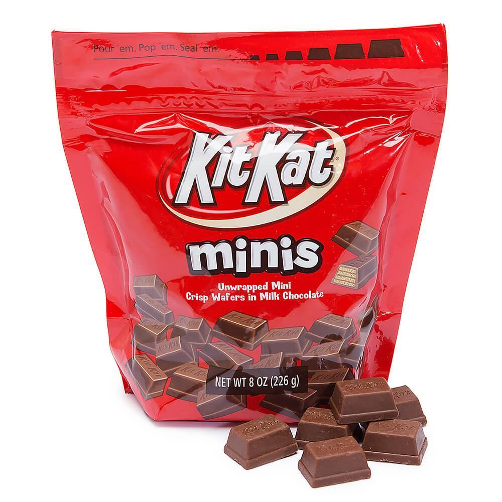 Kit Kat Crisp Wafers in Milk Chocolate, Unwrapped, Minis - 7.6 oz